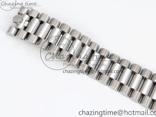 Best AAA Replica Sites Bracelet JDF 1440 V3 904L on TravelReady (Gain President 40 DayDate Weight) Steel VR3255 SS Dial Green Roman 1218